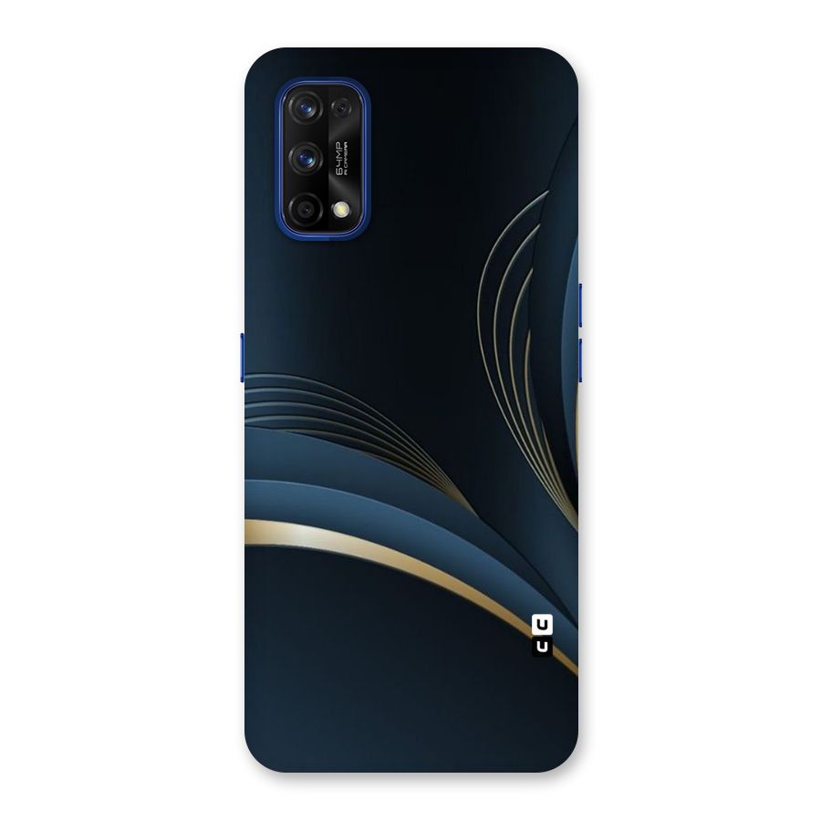 Gold Blue Beauty Back Case for Realme 7 Pro