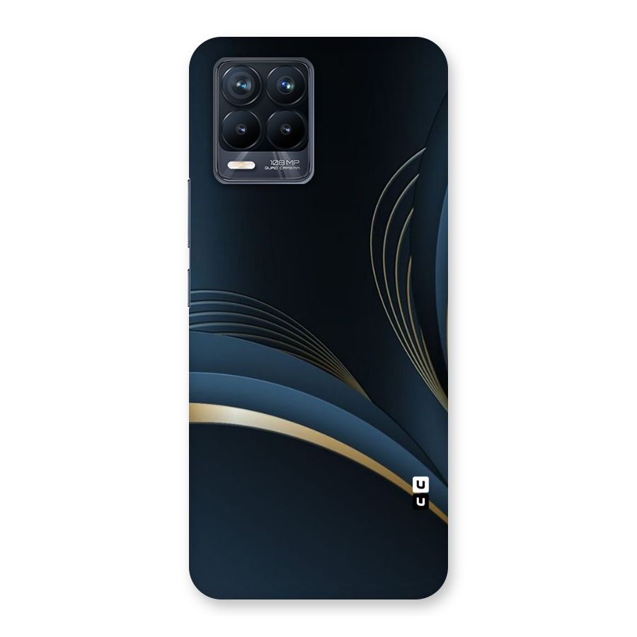 Gold Blue Beauty Back Case for Realme 8 Pro