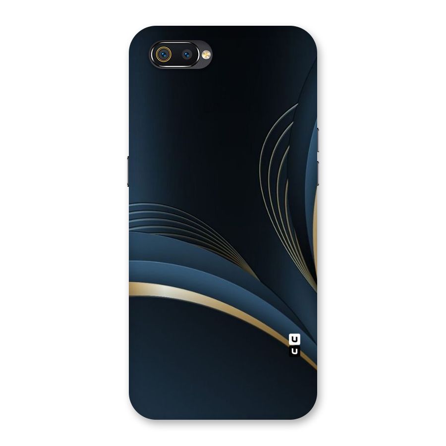 Gold Blue Beauty Back Case for Realme C2