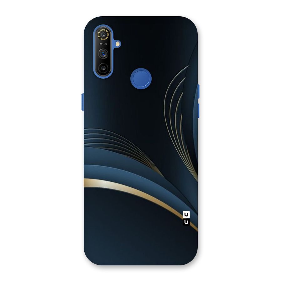Gold Blue Beauty Back Case for Realme Narzo 10A