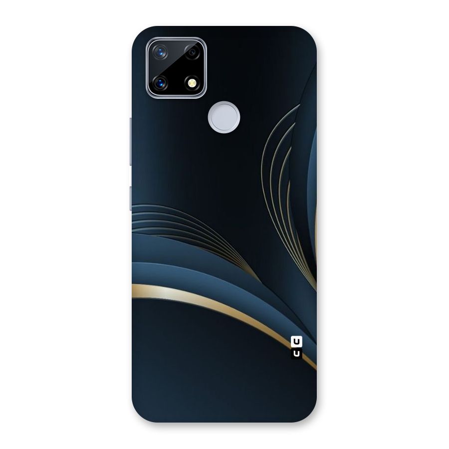 Gold Blue Beauty Back Case for Realme Narzo 20