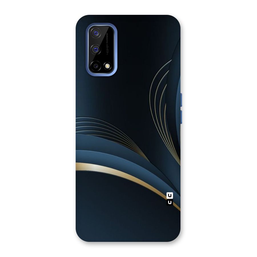 Gold Blue Beauty Back Case for Realme Narzo 30 Pro