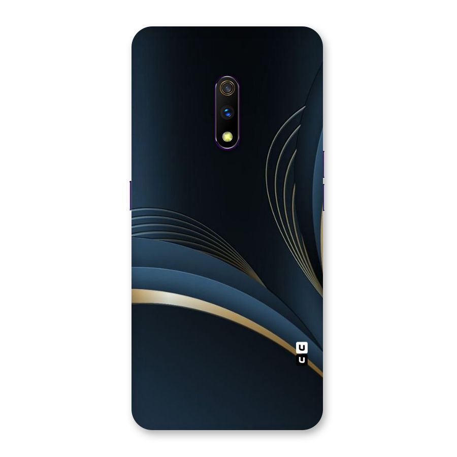 Gold Blue Beauty Back Case for Realme X