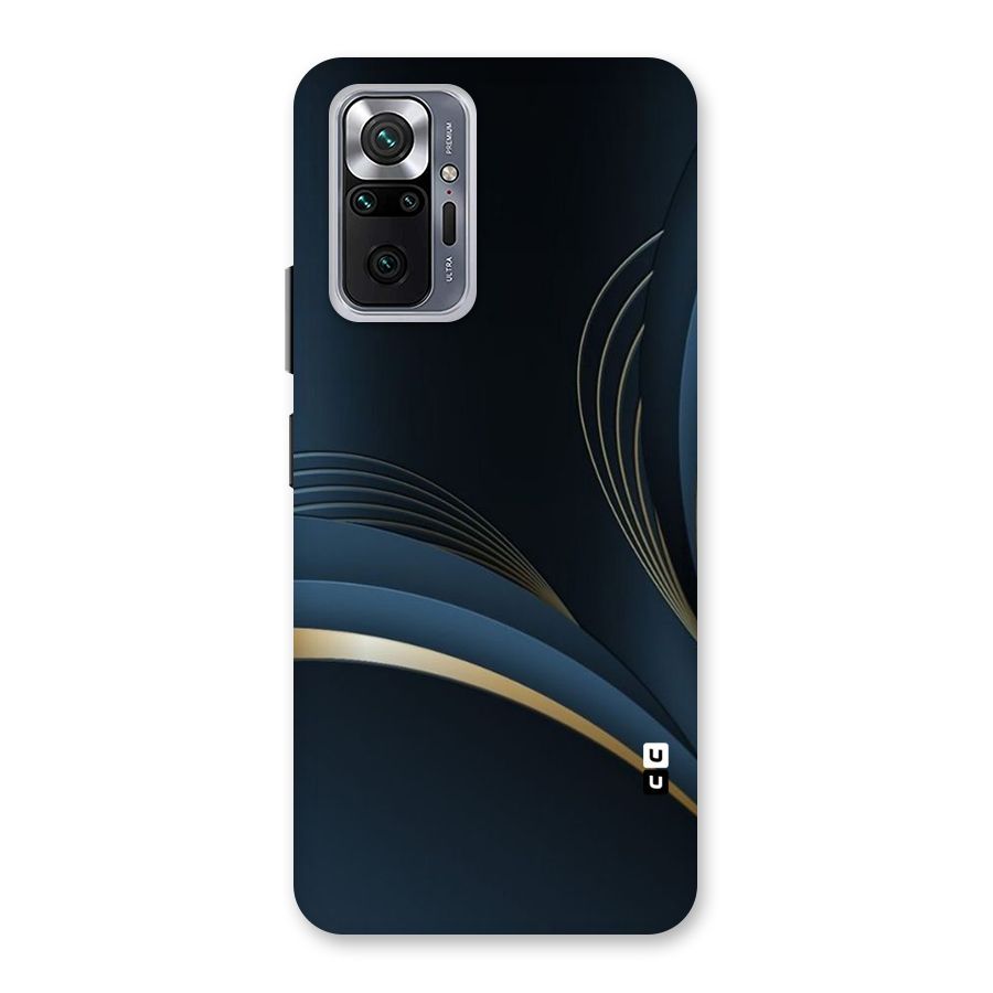 Gold Blue Beauty Back Case for Redmi Note 10 Pro Max