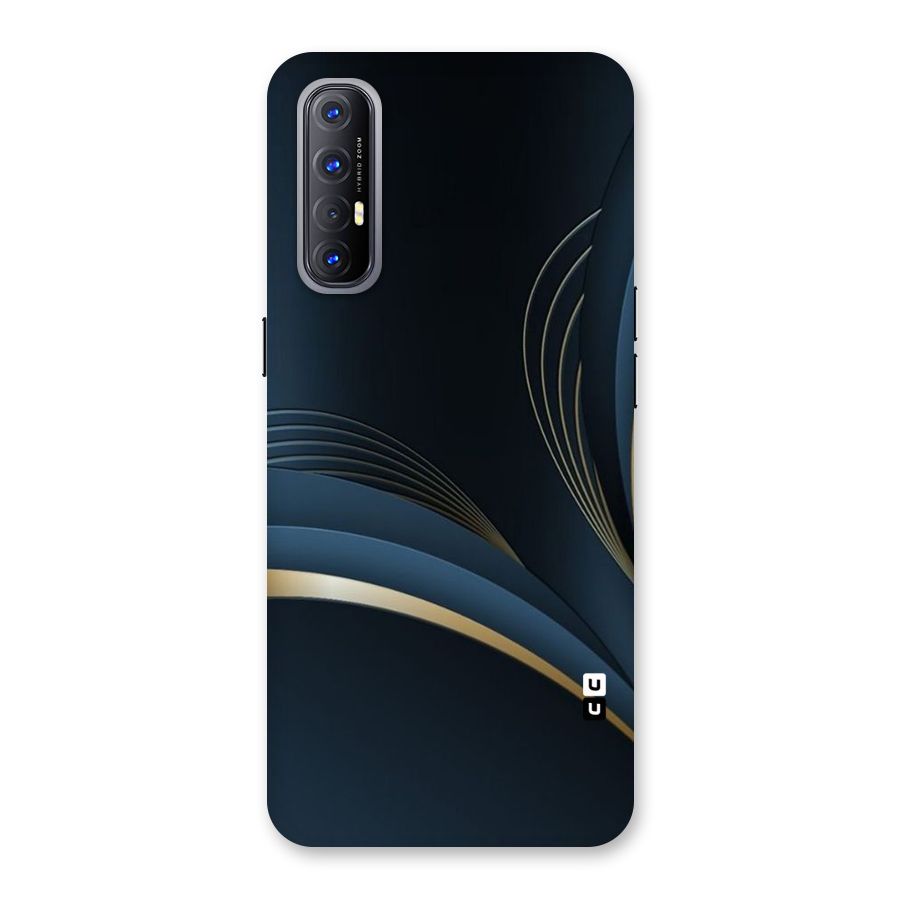 Gold Blue Beauty Back Case for Reno3 Pro