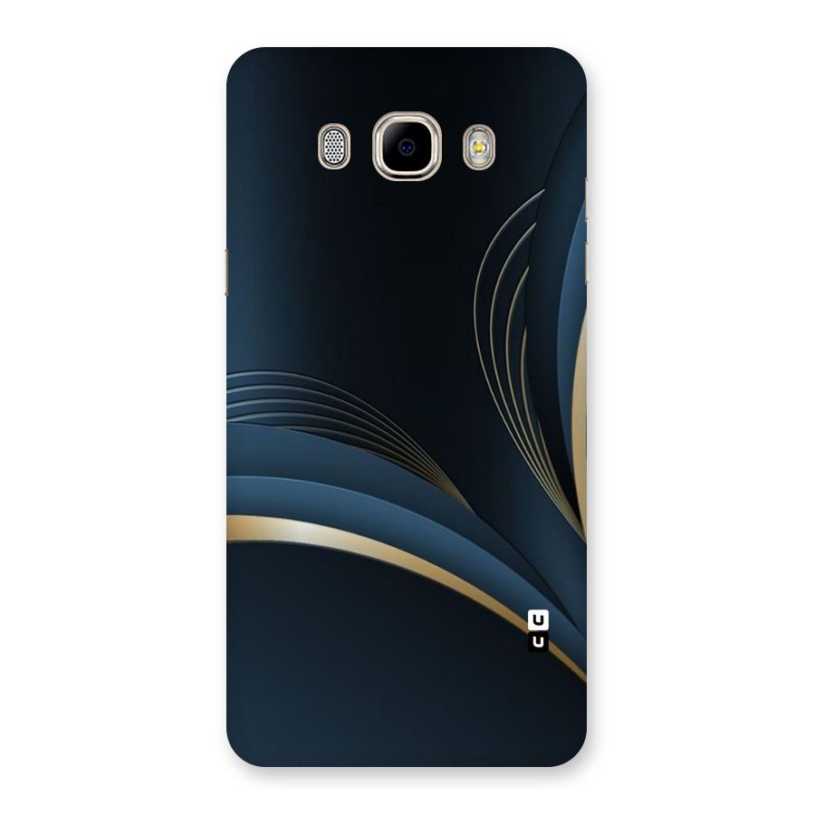 Gold Blue Beauty Back Case for Samsung Galaxy J7 2016