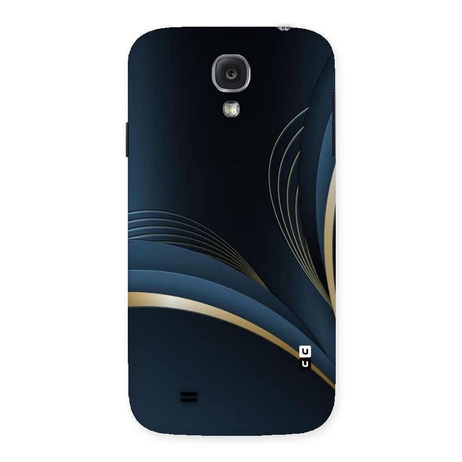 Gold Blue Beauty Back Case for Samsung Galaxy S4