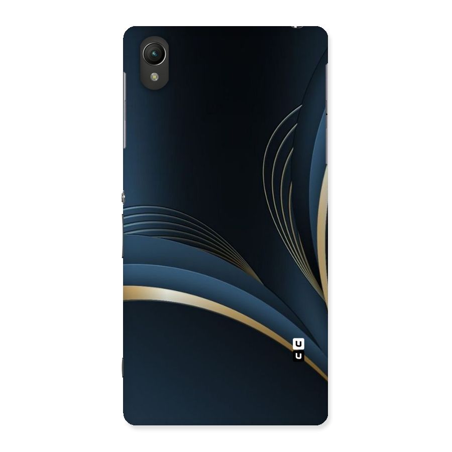 Gold Blue Beauty Back Case for Sony Xperia Z2
