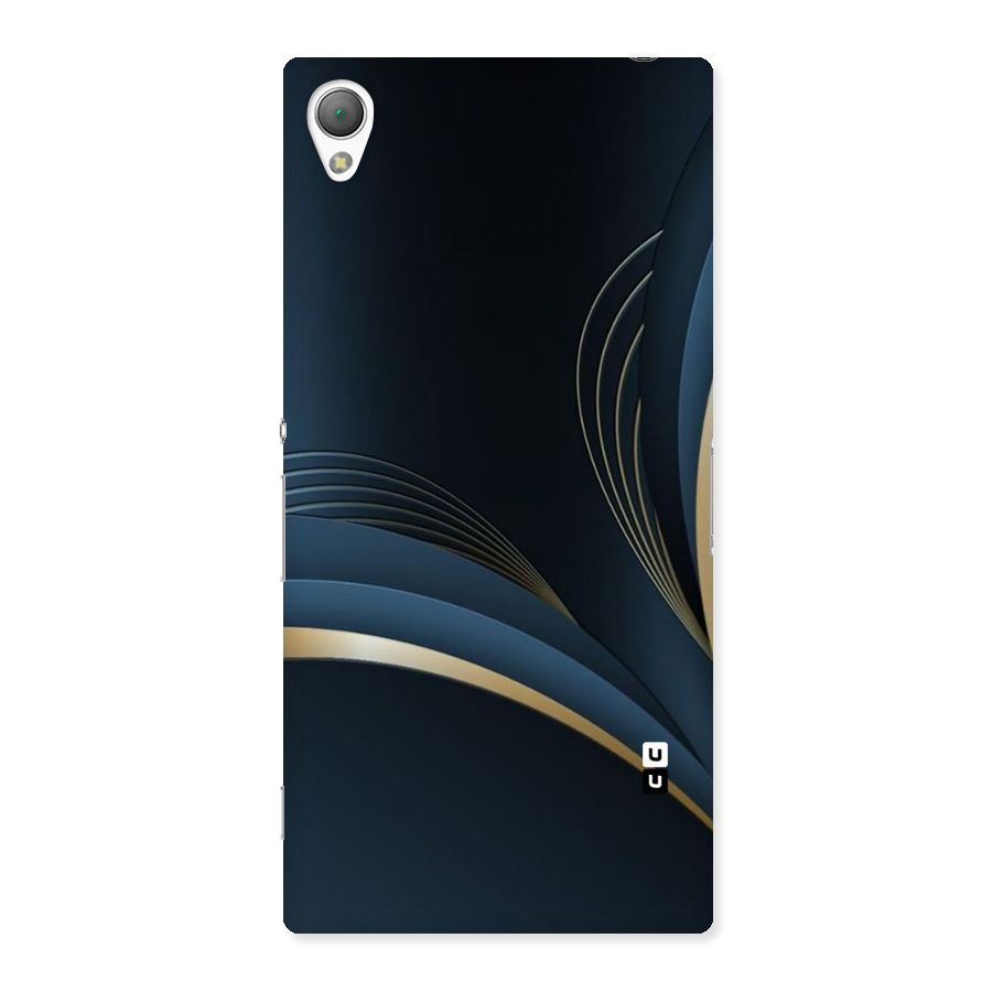 Gold Blue Beauty Back Case for Sony Xperia Z3