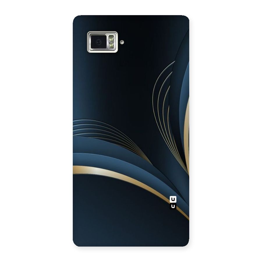 Gold Blue Beauty Back Case for Vibe Z2 Pro K920