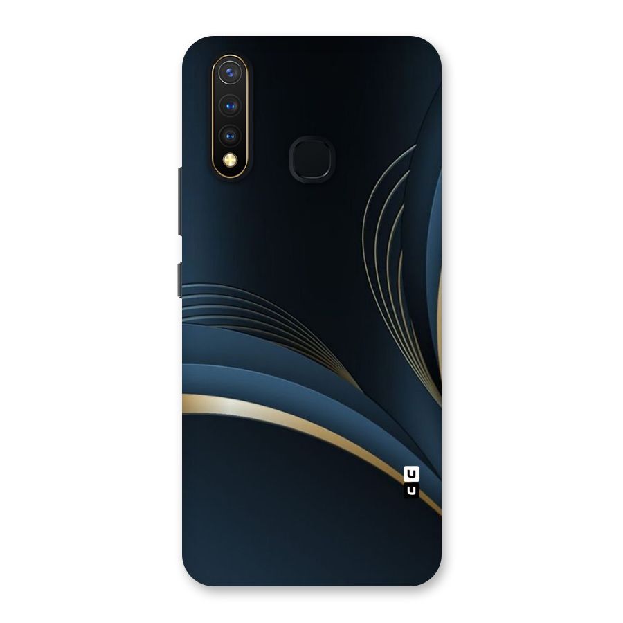 Gold Blue Beauty Back Case for Vivo Y19