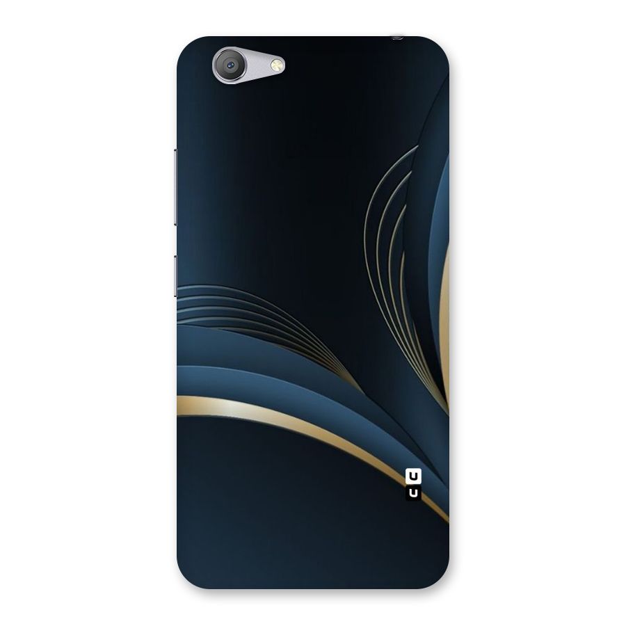 Gold Blue Beauty Back Case for Vivo Y53