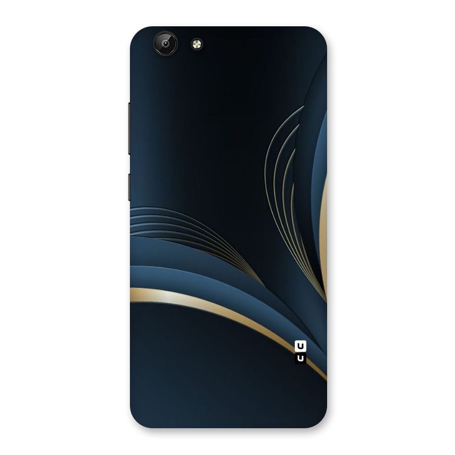 Gold Blue Beauty Back Case for Vivo Y69