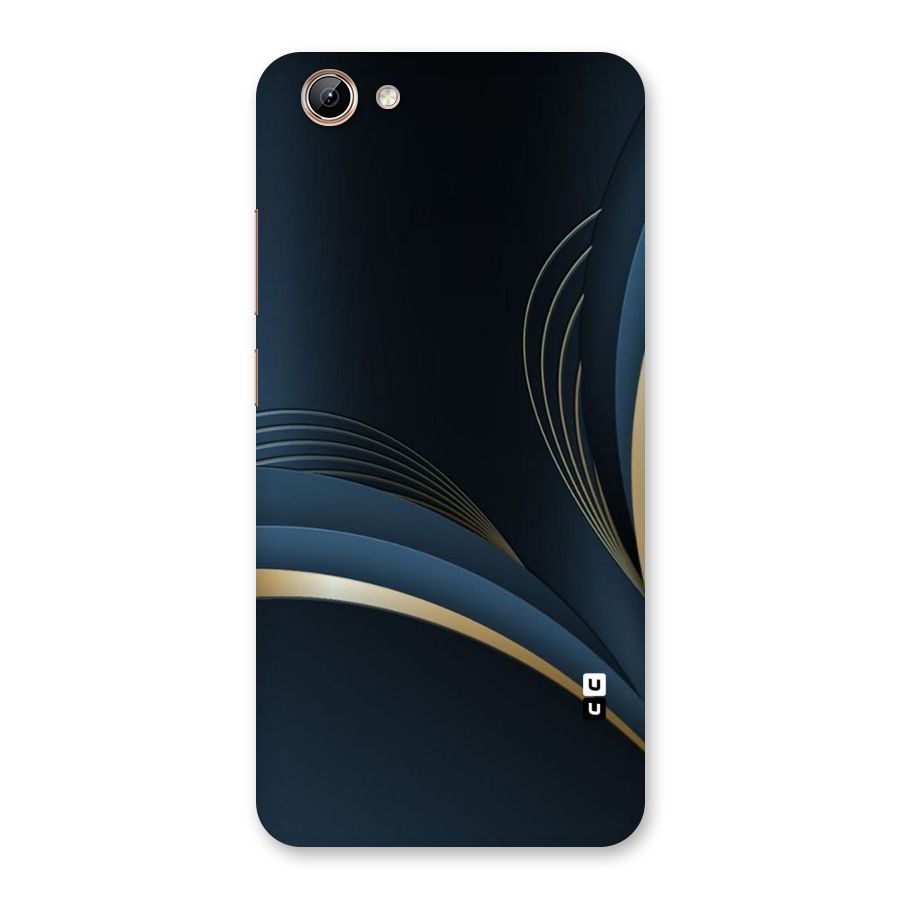 Gold Blue Beauty Back Case for Vivo Y71