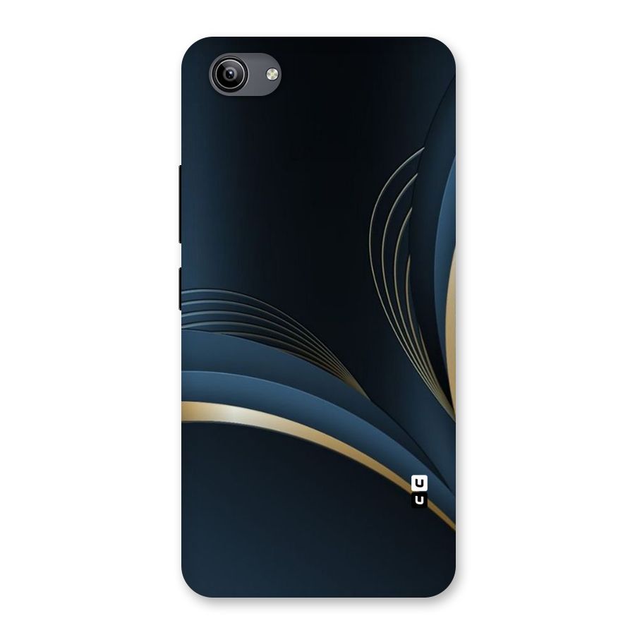 Gold Blue Beauty Back Case for Vivo Y81i