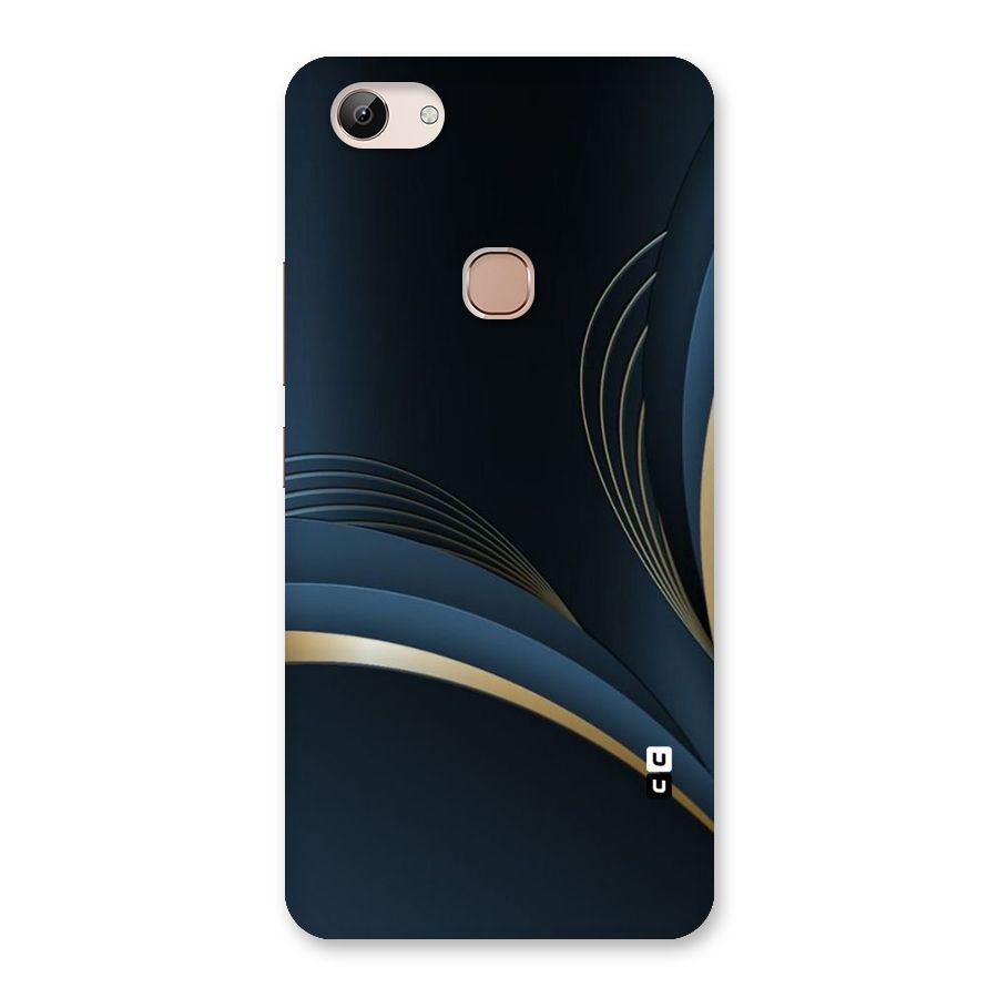 Gold Blue Beauty Back Case for Vivo Y83