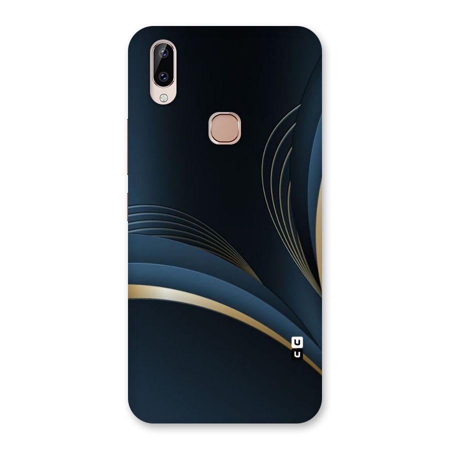 Gold Blue Beauty Back Case for Vivo Y83 Pro