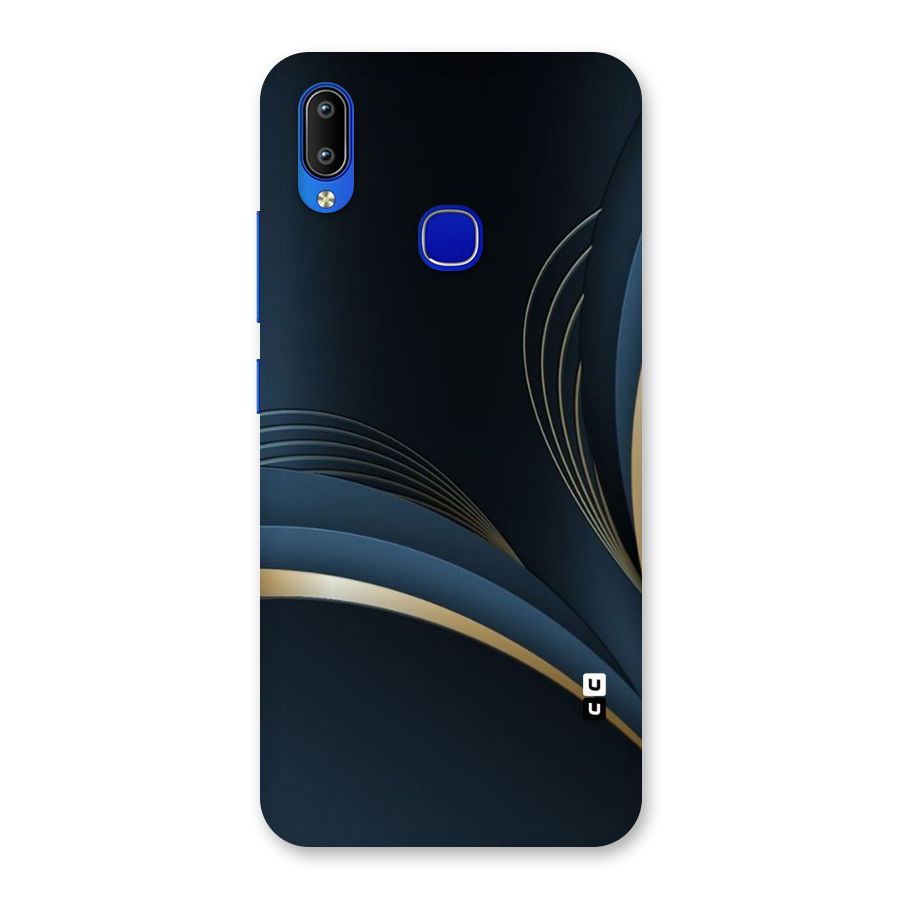 Gold Blue Beauty Back Case for Vivo Y91