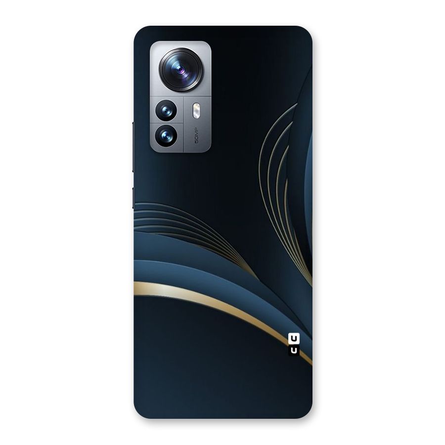 Gold Blue Beauty Back Case for Xiaomi 12 Pro