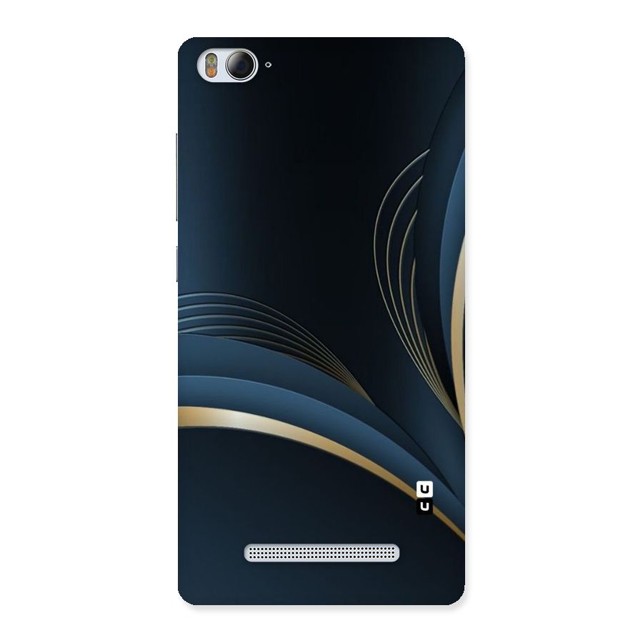 Gold Blue Beauty Back Case for Xiaomi Mi4i