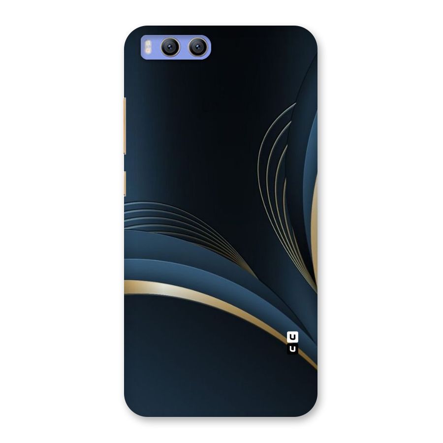 Gold Blue Beauty Back Case for Xiaomi Mi 6