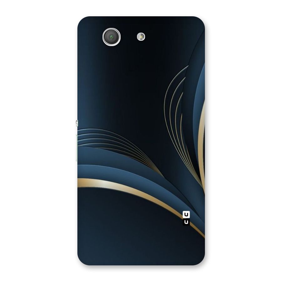 Gold Blue Beauty Back Case for Xperia Z3 Compact