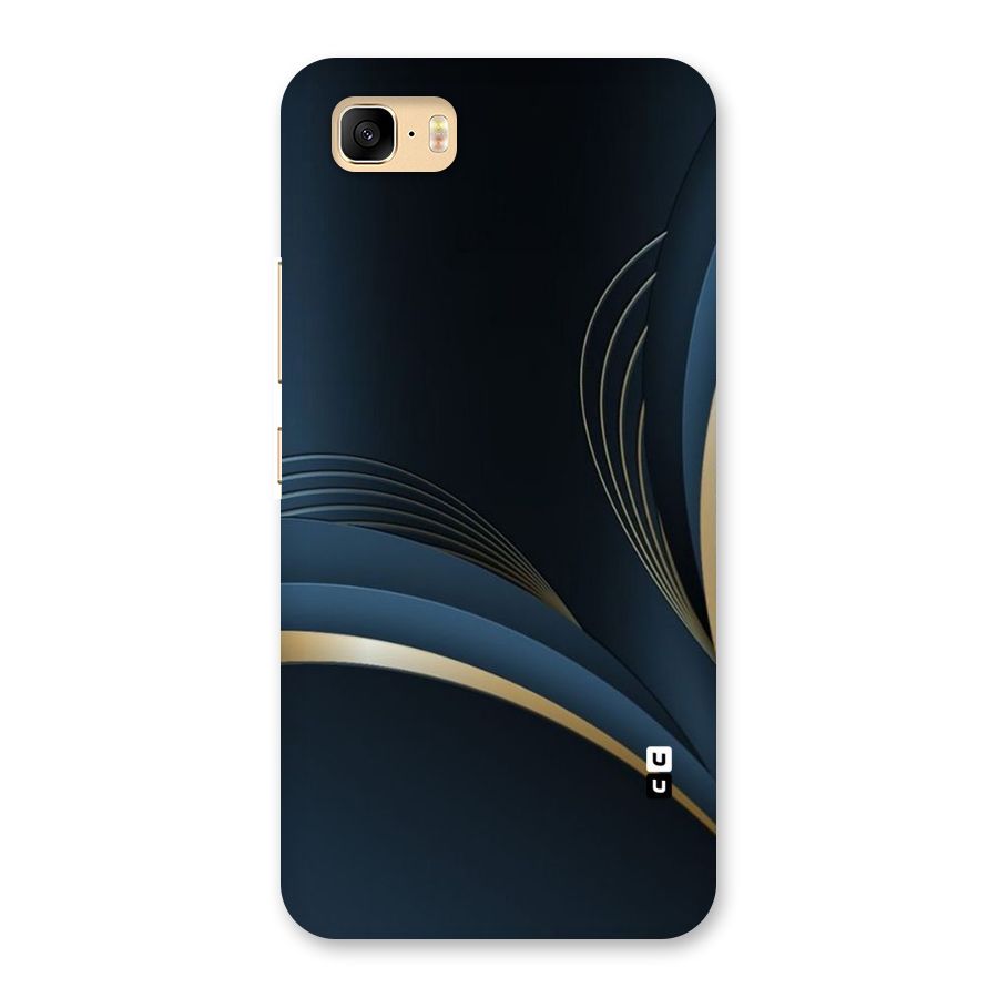 Gold Blue Beauty Back Case for Zenfone 3s Max