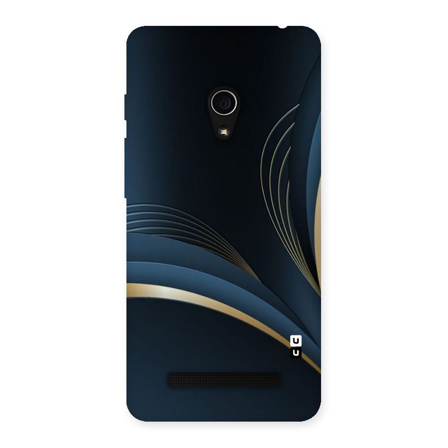 Gold Blue Beauty Back Case for Zenfone 5
