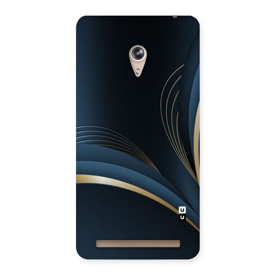 Gold Blue Beauty Back Case for Zenfone 6