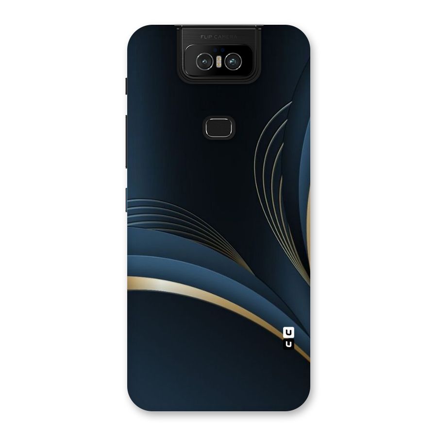 Gold Blue Beauty Back Case for Zenfone 6z