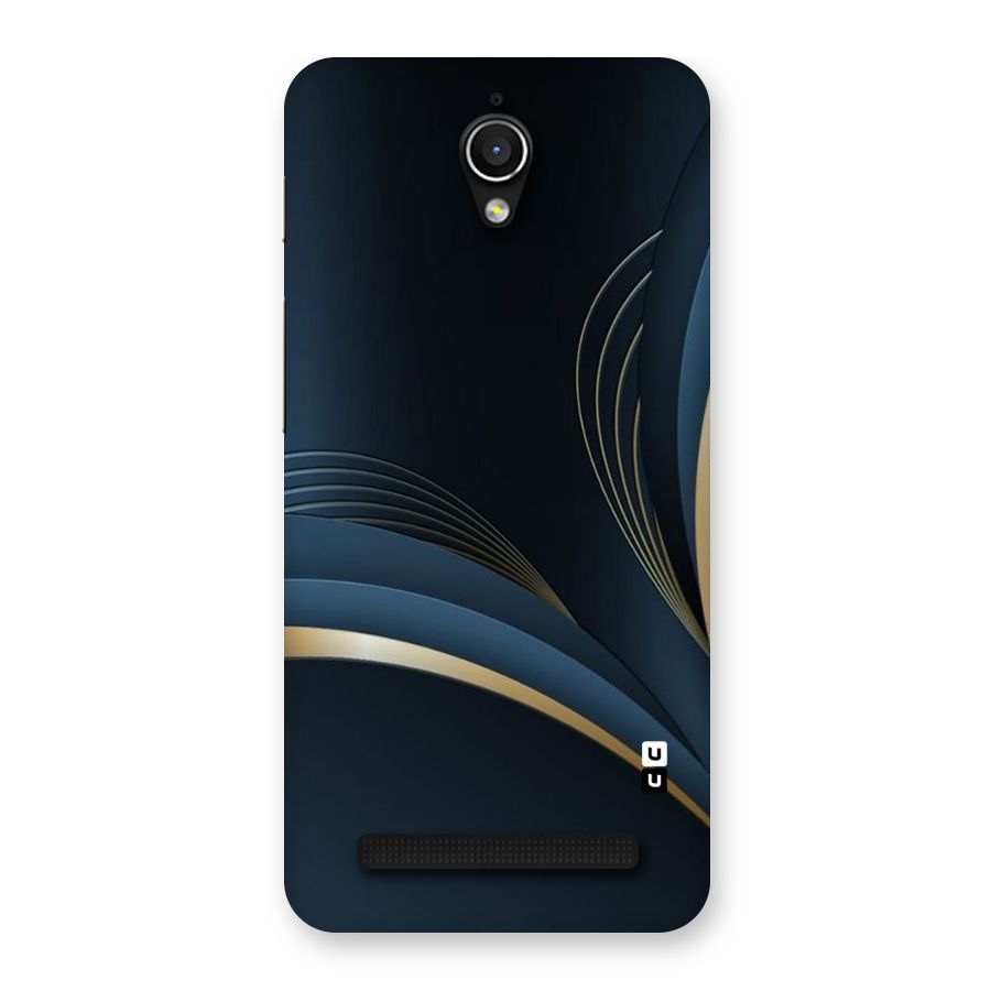 Gold Blue Beauty Back Case for Zenfone Go