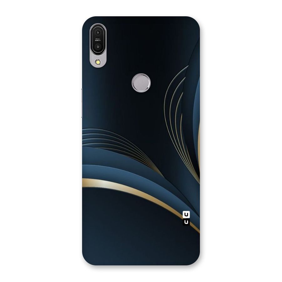 Gold Blue Beauty Back Case for Zenfone Max Pro M1