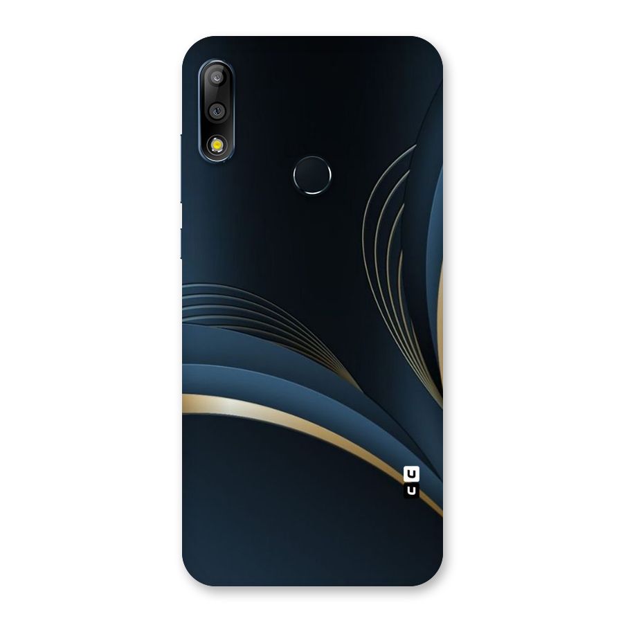 Gold Blue Beauty Back Case for Zenfone Max Pro M2