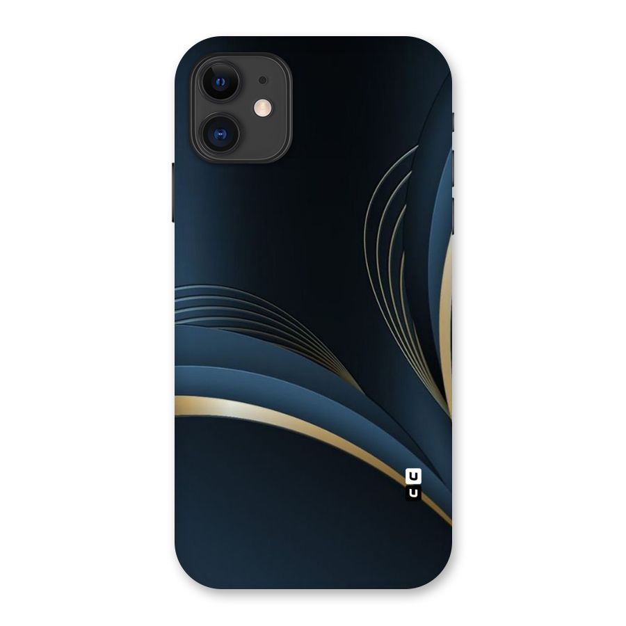 Gold Blue Beauty Back Case for iPhone 11