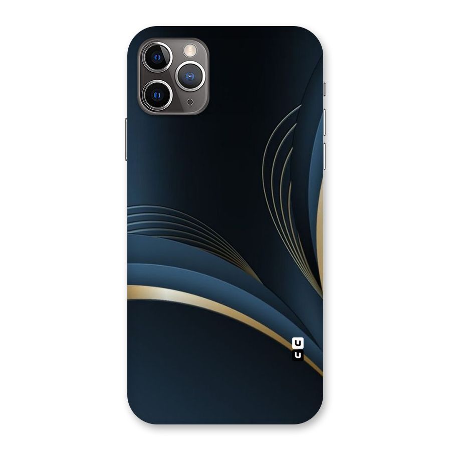 Gold Blue Beauty Back Case for iPhone 11 Pro Max