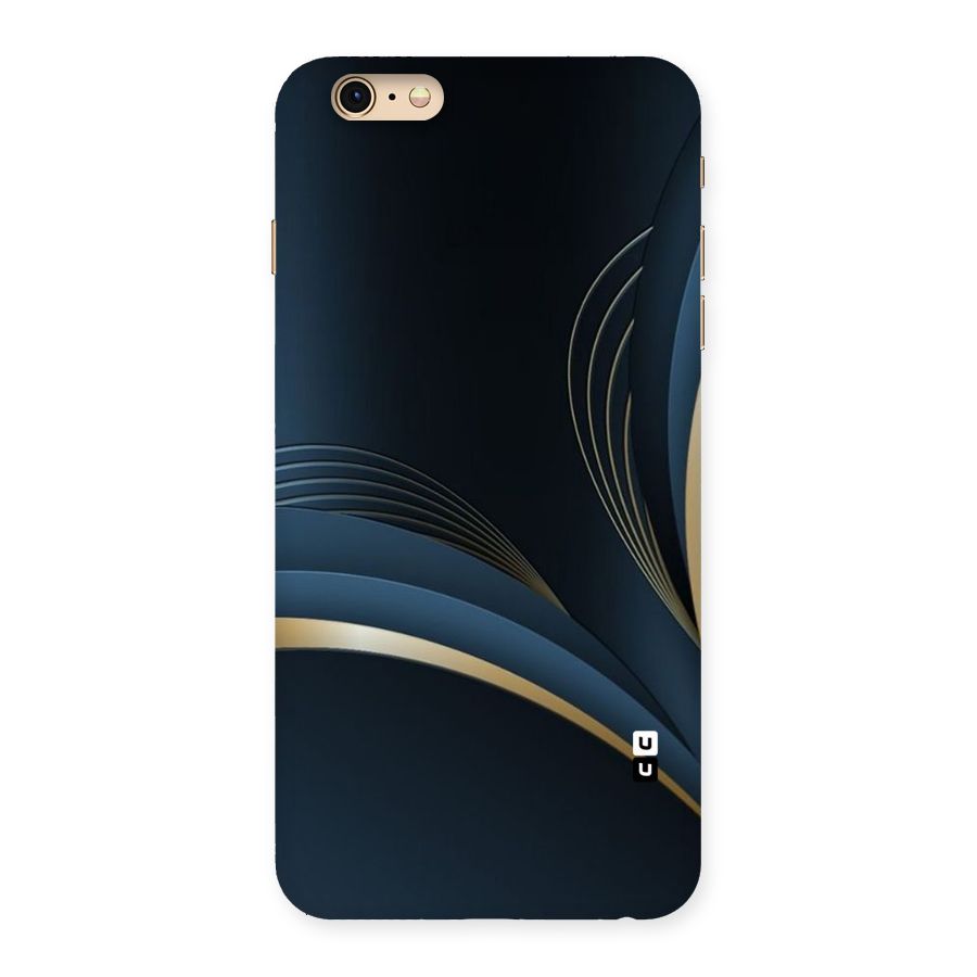 Gold Blue Beauty Back Case for iPhone 6 Plus 6S Plus