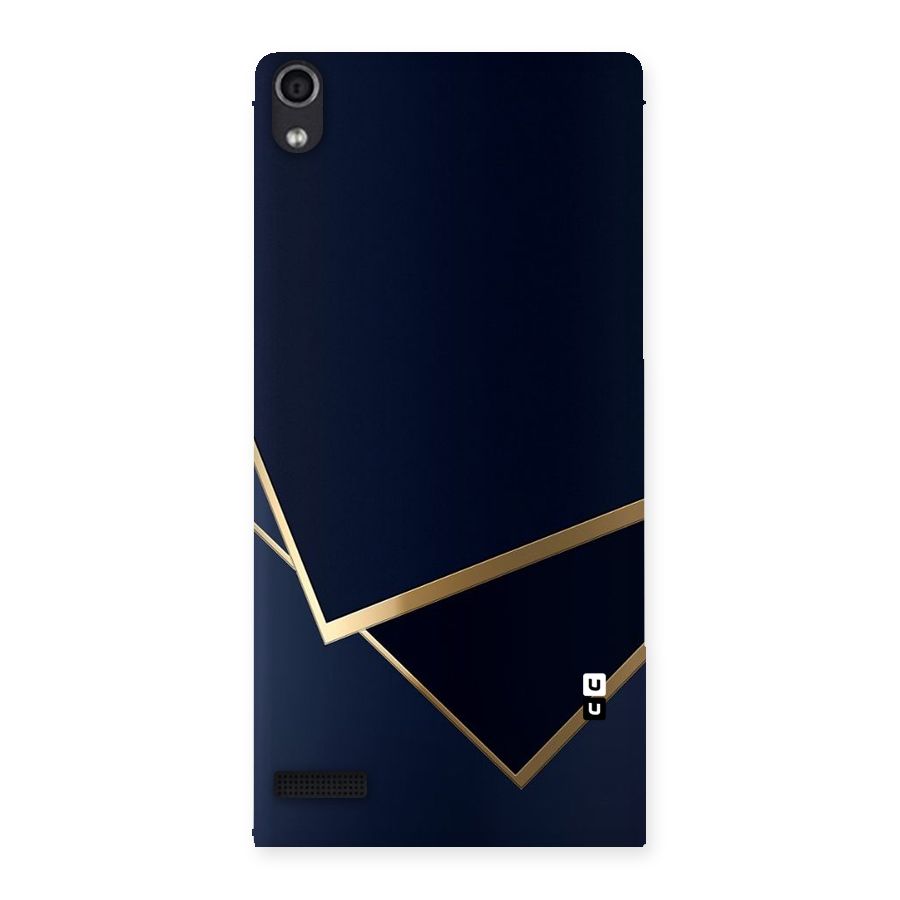 Gold Corners Back Case for Ascend P6