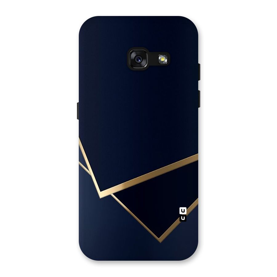 Gold Corners Back Case for Galaxy A3 (2017)