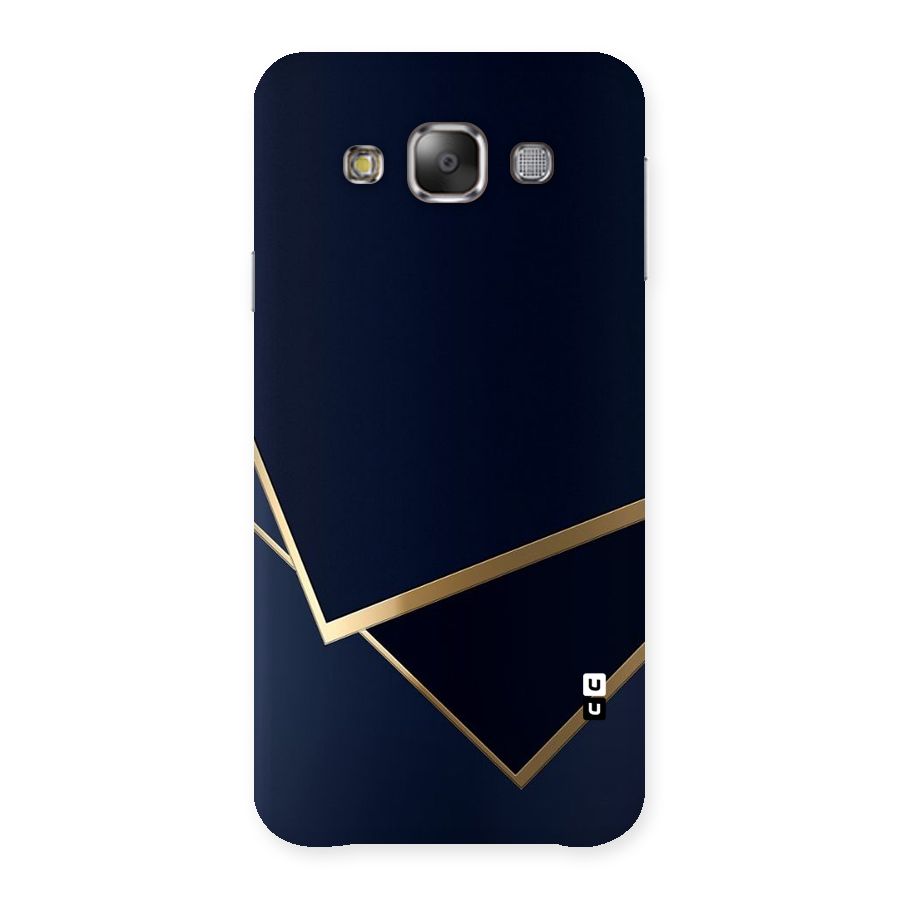 Gold Corners Back Case for Galaxy E7