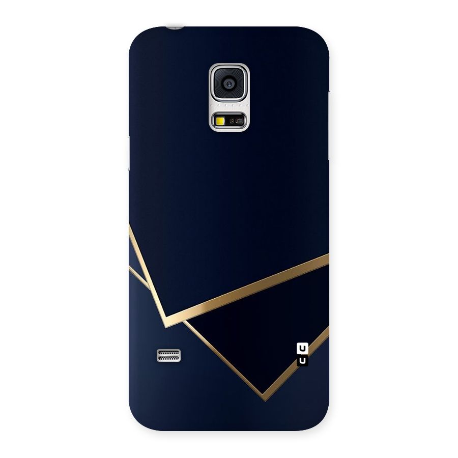 Gold Corners Back Case for Galaxy S5 Mini