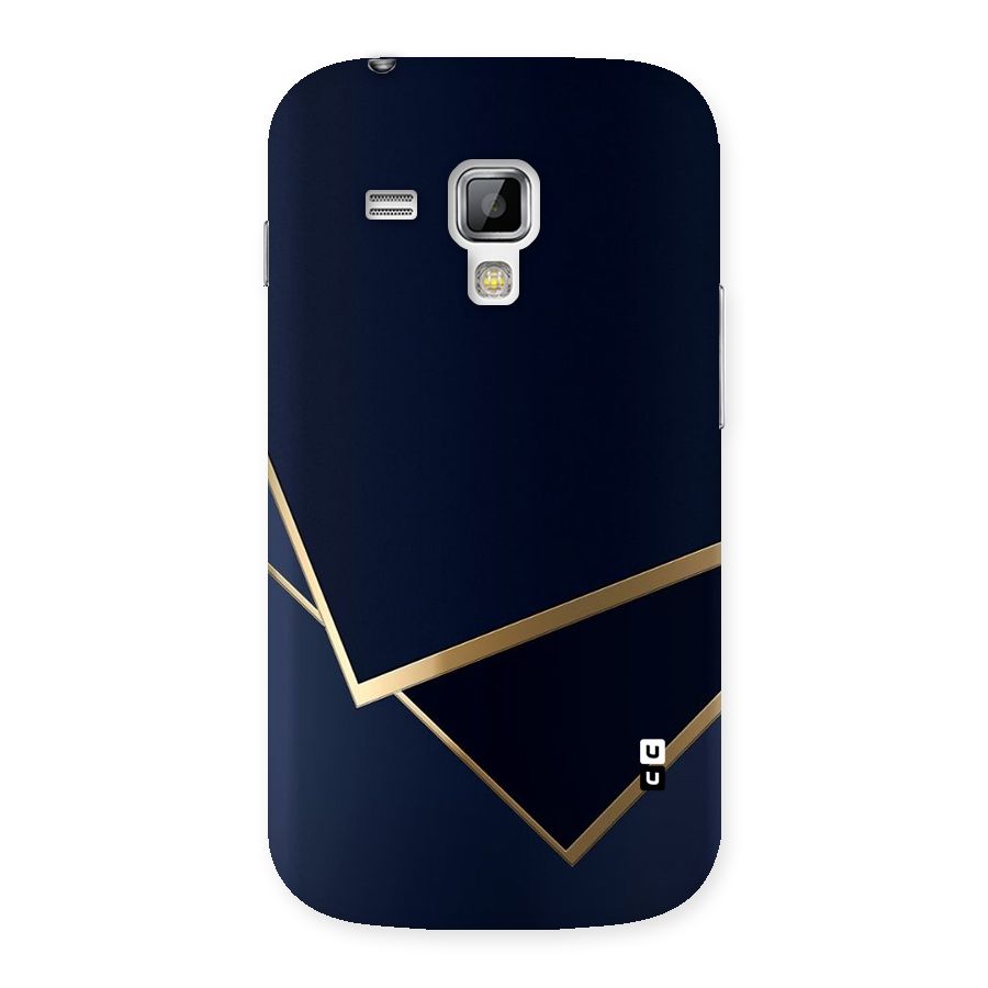 Gold Corners Back Case for Galaxy S Duos
