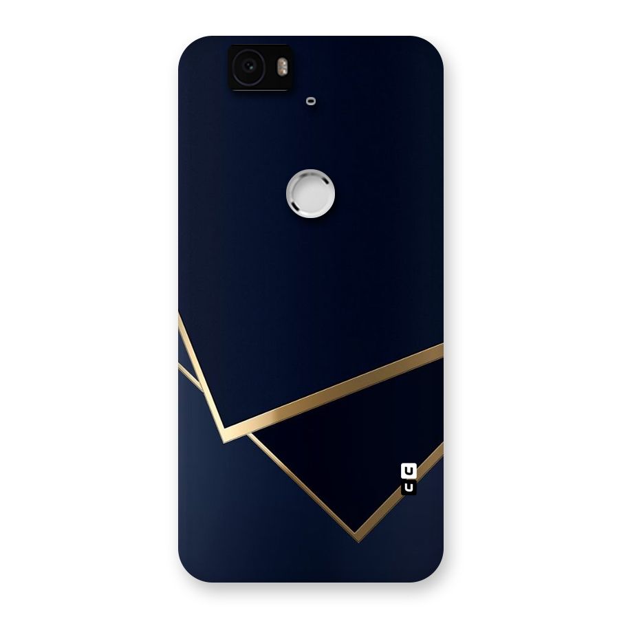 Gold Corners Back Case for Google Nexus-6P