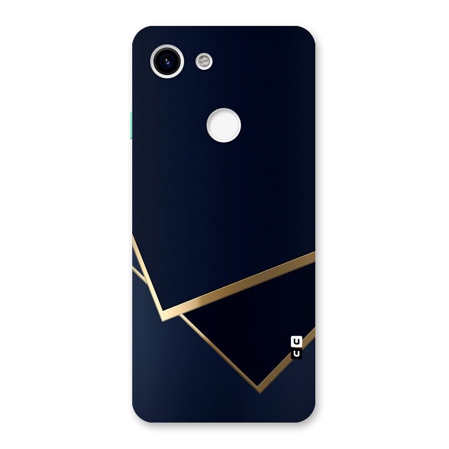 Gold Corners Back Case for Google Pixel 3