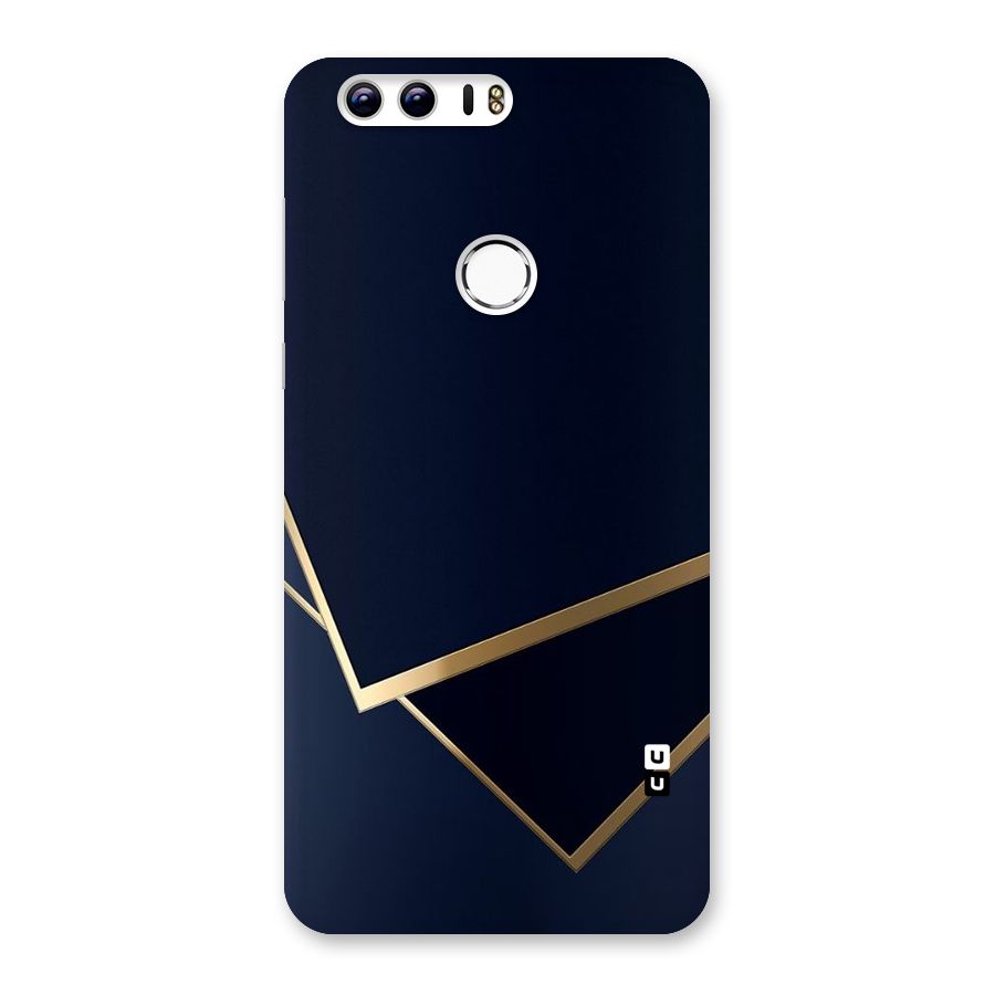 Gold Corners Back Case for Honor 8