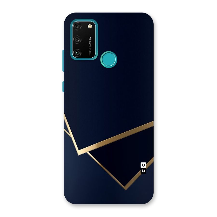 Gold Corners Back Case for Honor 9A