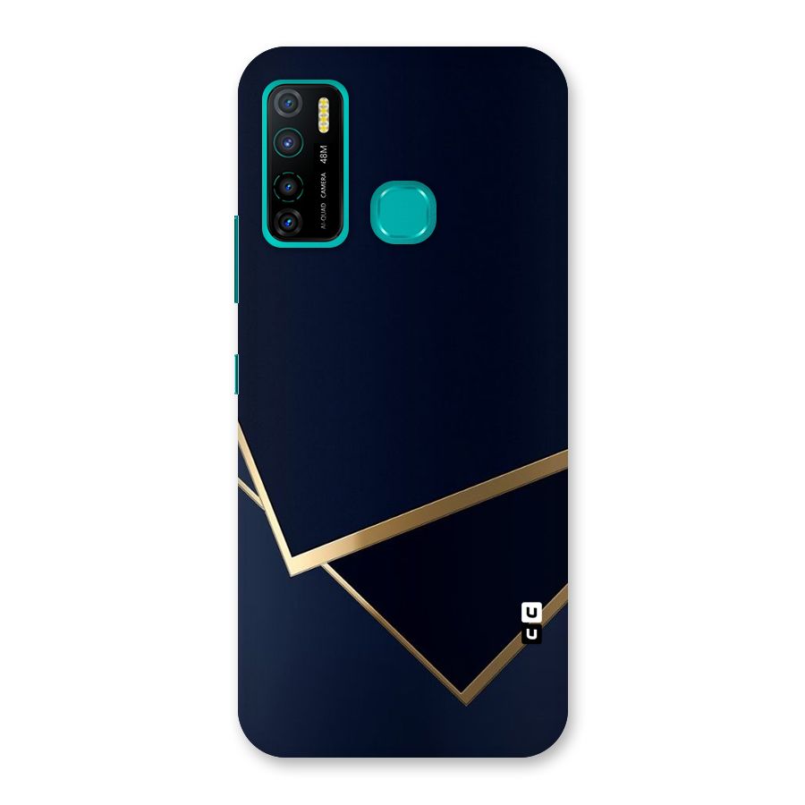 Gold Corners Back Case for Infinix Hot 9 Pro