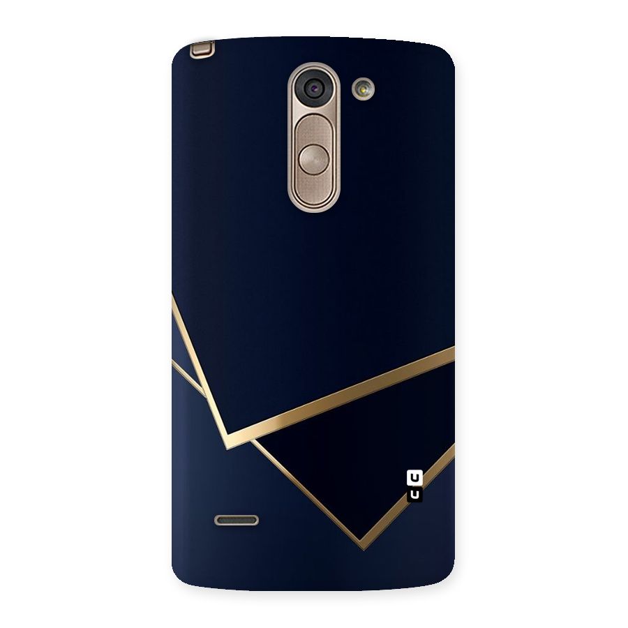 Gold Corners Back Case for LG G3 Stylus