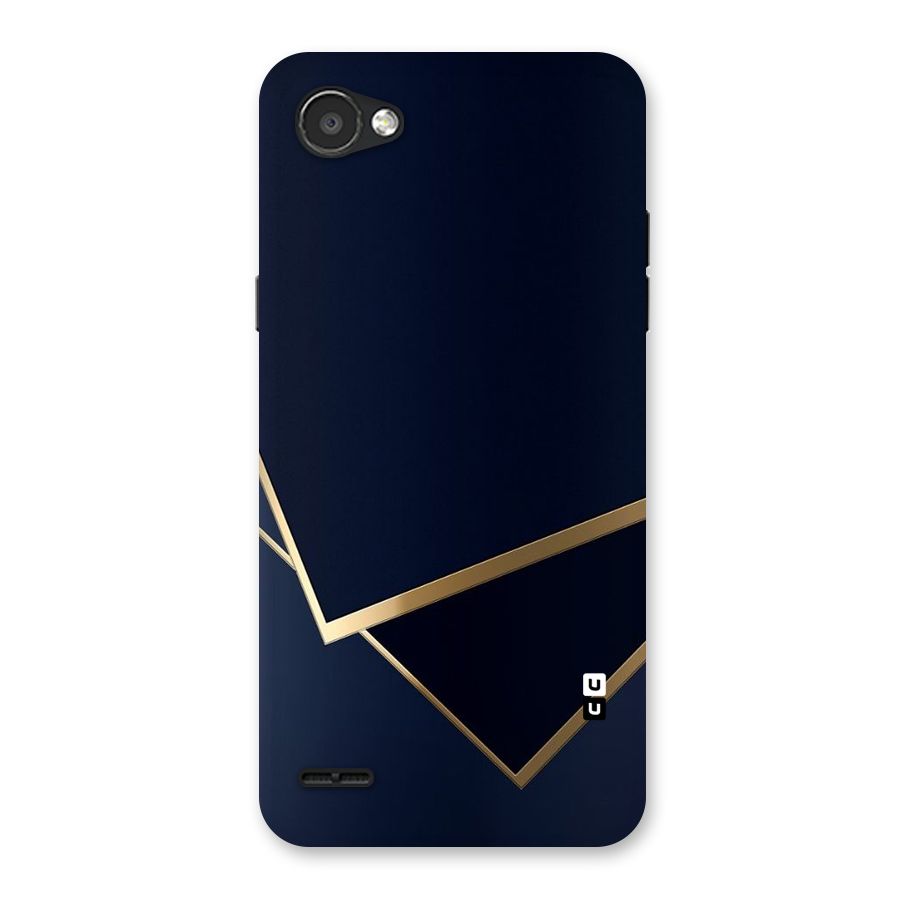 Gold Corners Back Case for LG Q6