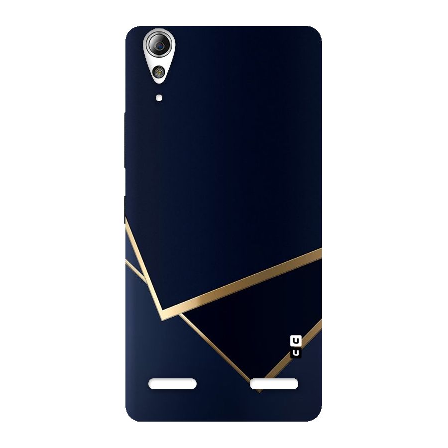 Gold Corners Back Case for Lenovo A6000