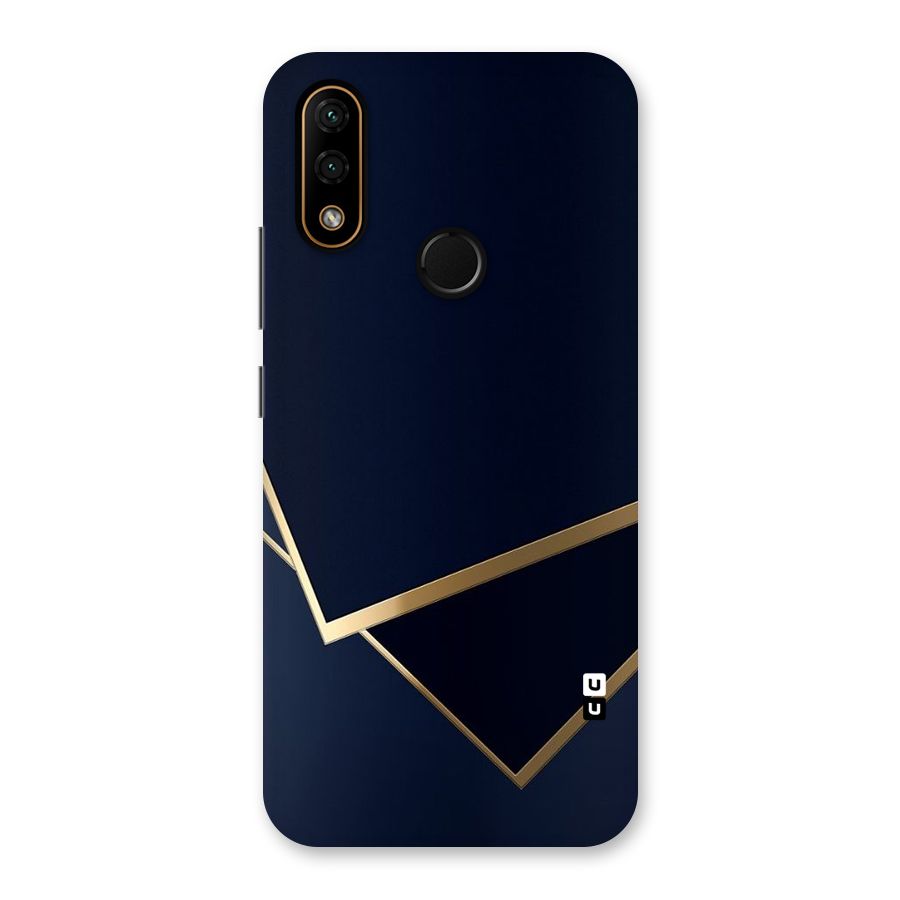 Gold Corners Back Case for Lenovo A6 Note